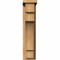 Ekena Millwork Mediterranean Smooth Corbel w/Backplate, Western Red Cedar, 5 1/2"W x 12"D x 24"H COR06X12X24MED01SWR - alternate 2
